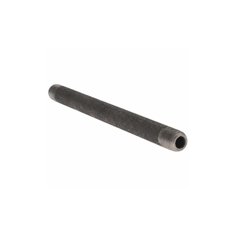 Value Collection Black Pipe Nipple: 1/8" Dia x 5" Long, Schedule 80 - BD-13627