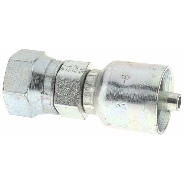 Parker Hydraulic Hose Swivel Fitting: 0.25" ID, 4 mm - PP-00111