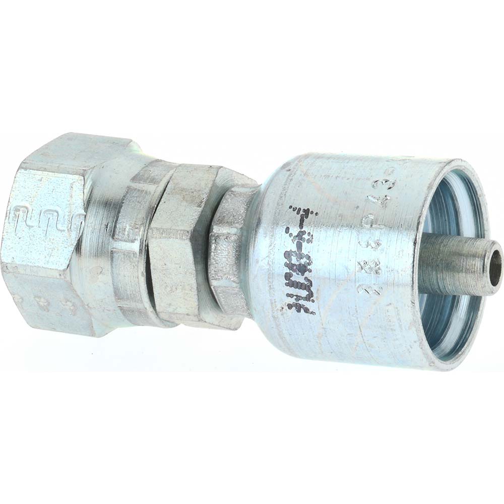 Parker Hydraulic Hose Swivel Fitting: 0.25" ID, 4 mm - PP-00111