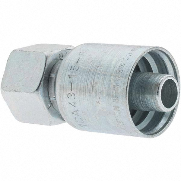 Parker Hydraulic Hose Swivel Fitting: 0.25" ID, 4 mm - PP-00111