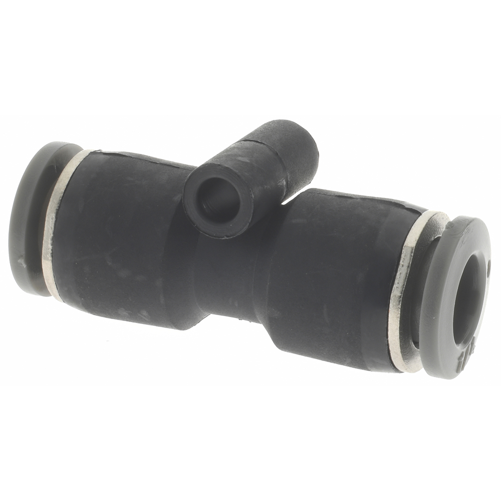 Norgren Push-to-Connect Tube x Tube Fitting: Union, 1/4" OD - 94450304M