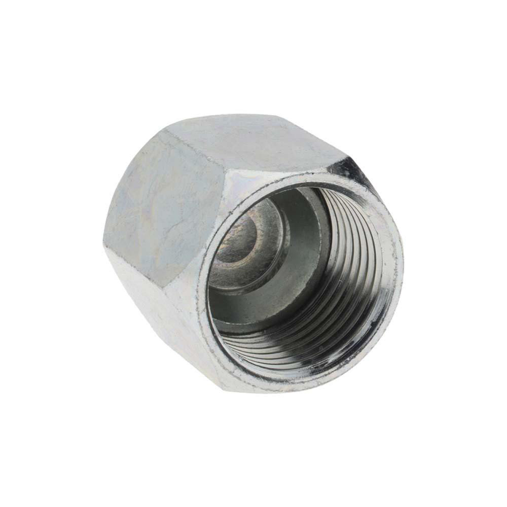 Parker Steel Flared Tube Cap: 5/8" OD, 37 deg Flared Angle - KP80603