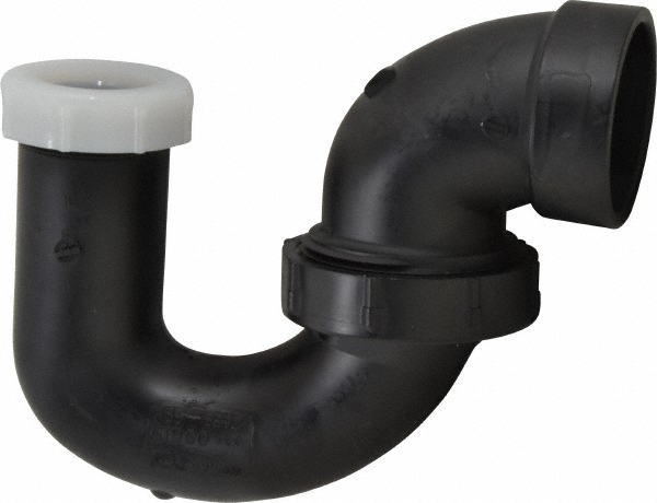 NIBCO Drain, Waste & Vent Trap: 1-1/2" Fitting, Hub x SJ, Acrylonitrile Butadiene Styrene - I018050