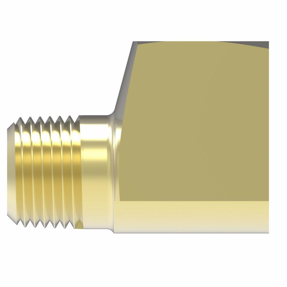 Eaton Industrial Pipe 90 ° Street Elbow: 1/4" Female Thread, 1/4" Male Thread, MNPTF x FNPTF - 3400X4