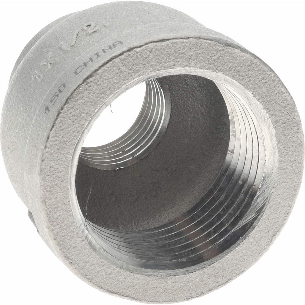 Merit Brass Pipe Reducer: 1 x 1/2", 316 Stainless Steel - K612-1608