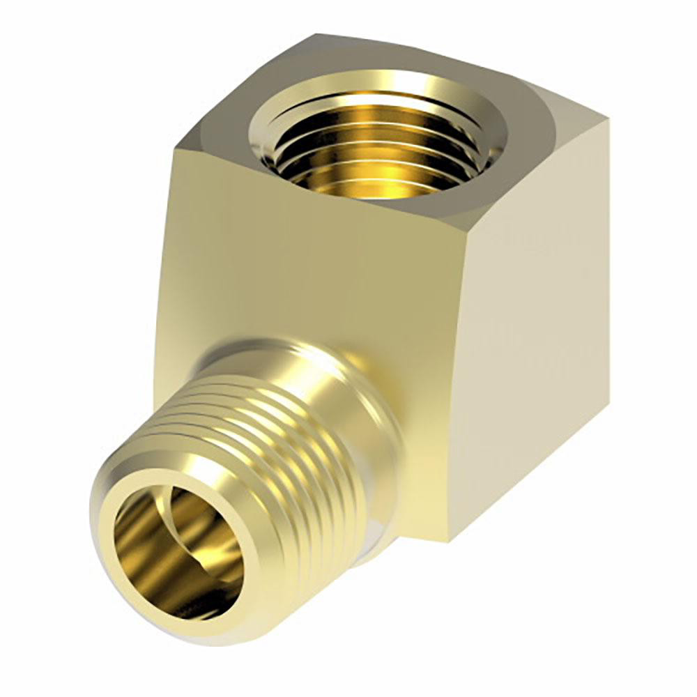 Eaton Industrial Pipe 90 ° Street Elbow: 1/2" Female Thread, 1/2" Male Thread, MNPTF x FNPTF - 3400X8