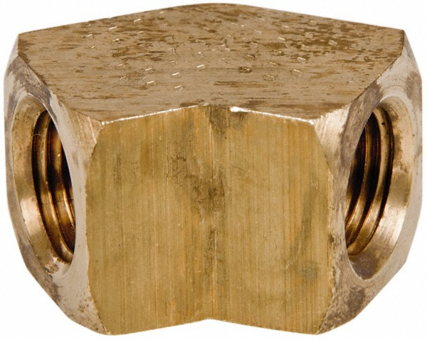Parker Industrial Pipe 45 ° Female Elbow: 1/8" Female Thread, FNPTF - 2201P-2-2