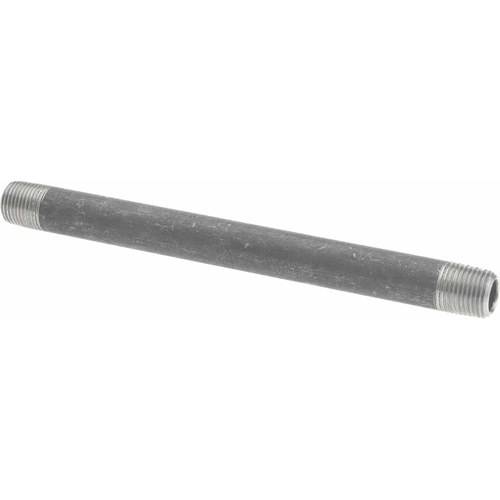 Value Collection Black Pipe Nipple: 1/8" Dia x 4" Long, Schedule 40 - MSCNB01040