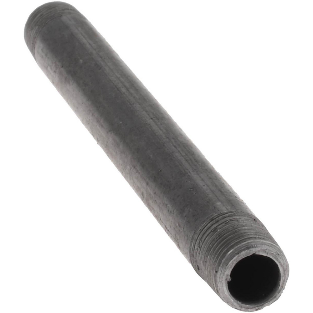 Value Collection Black Pipe Nipple: 1/8" Dia x 4" Long, Schedule 40 - MSCNB01040