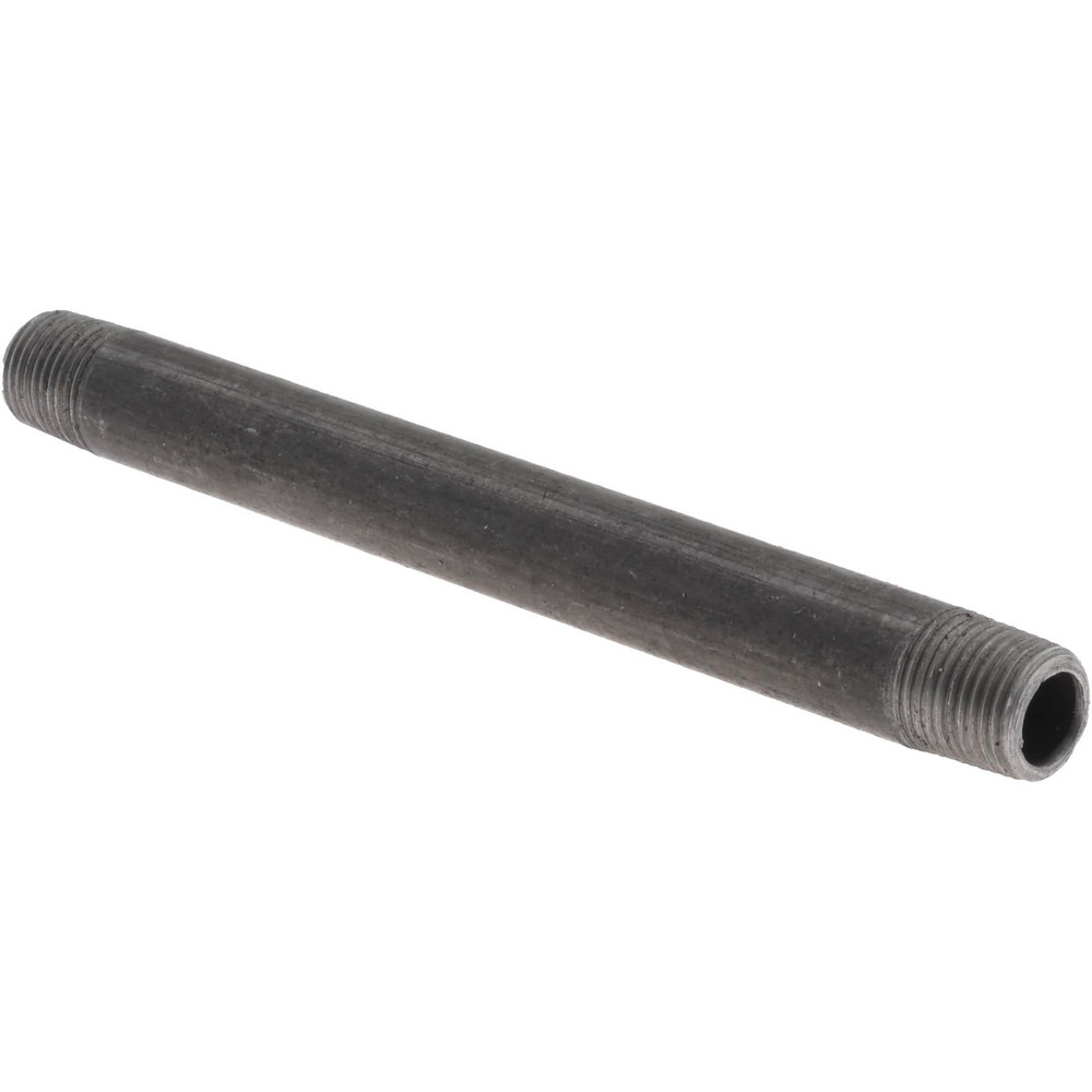 Value Collection Black Pipe Nipple: 1/8" Dia x 4" Long, Schedule 40 - MSCNB01040
