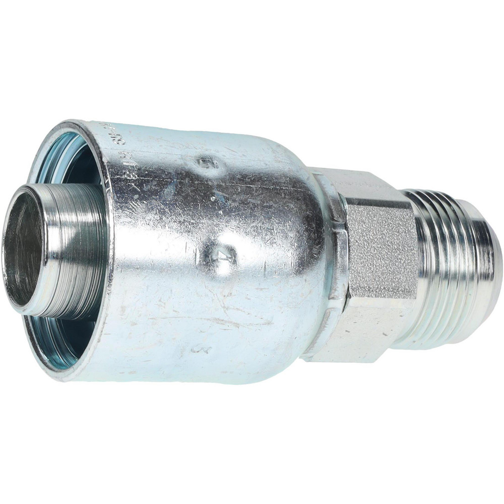 Parker Hydraulic Hose Male Rigid Fitting: 1" ID, 16 mm, 1-5/16-12 - 10343-16-16