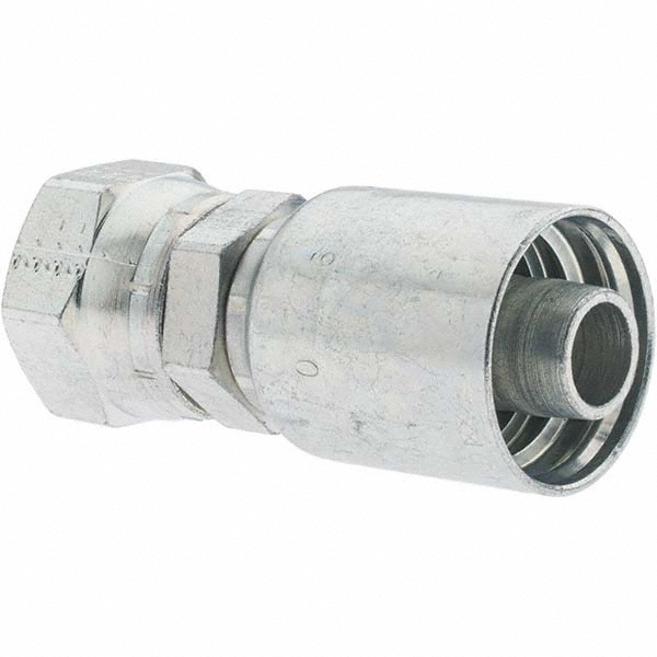 Parker Hydraulic Hose 45 ° Elbow: 0.625" ID, 10 mm, 1-1/16-12 - KP46869
