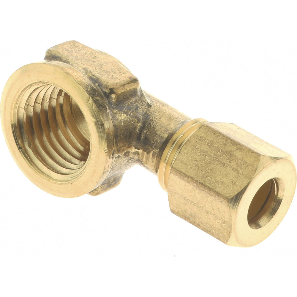 Ham-Let Compression Tube Female Elbow: 1/4" Tube OD, Compression x FNPT - 3002240