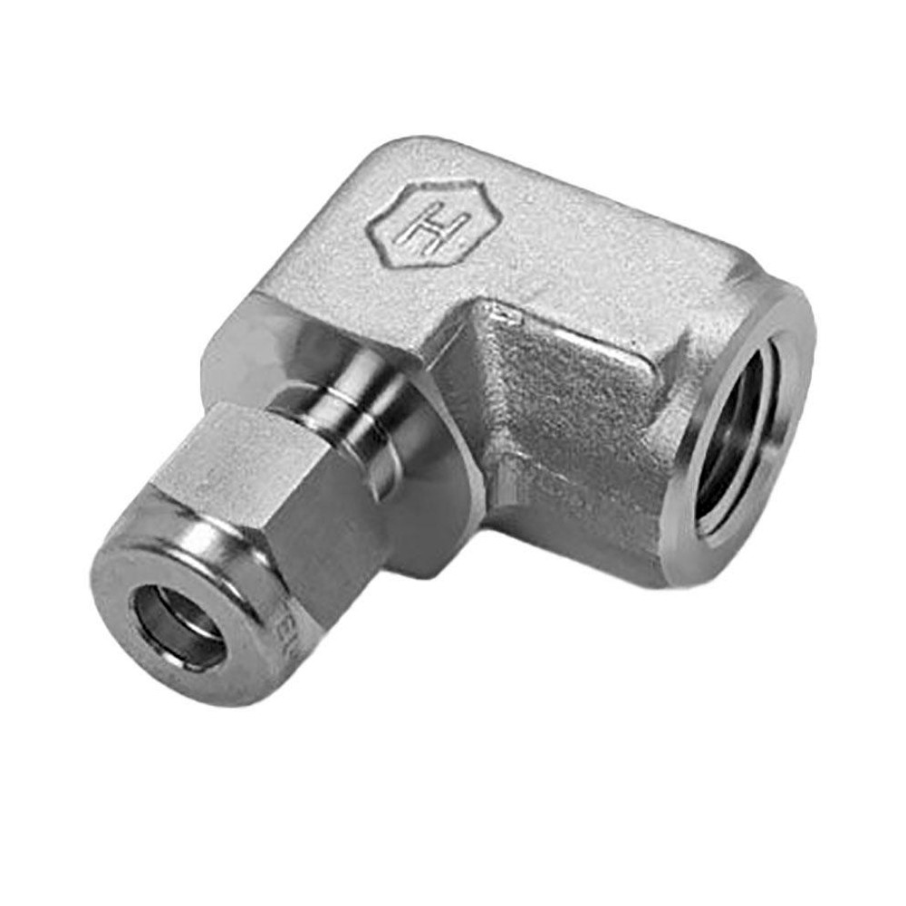 Ham-Let Compression Tube Female Elbow: 1/4" Tube OD, Compression x FNPT - 3002240