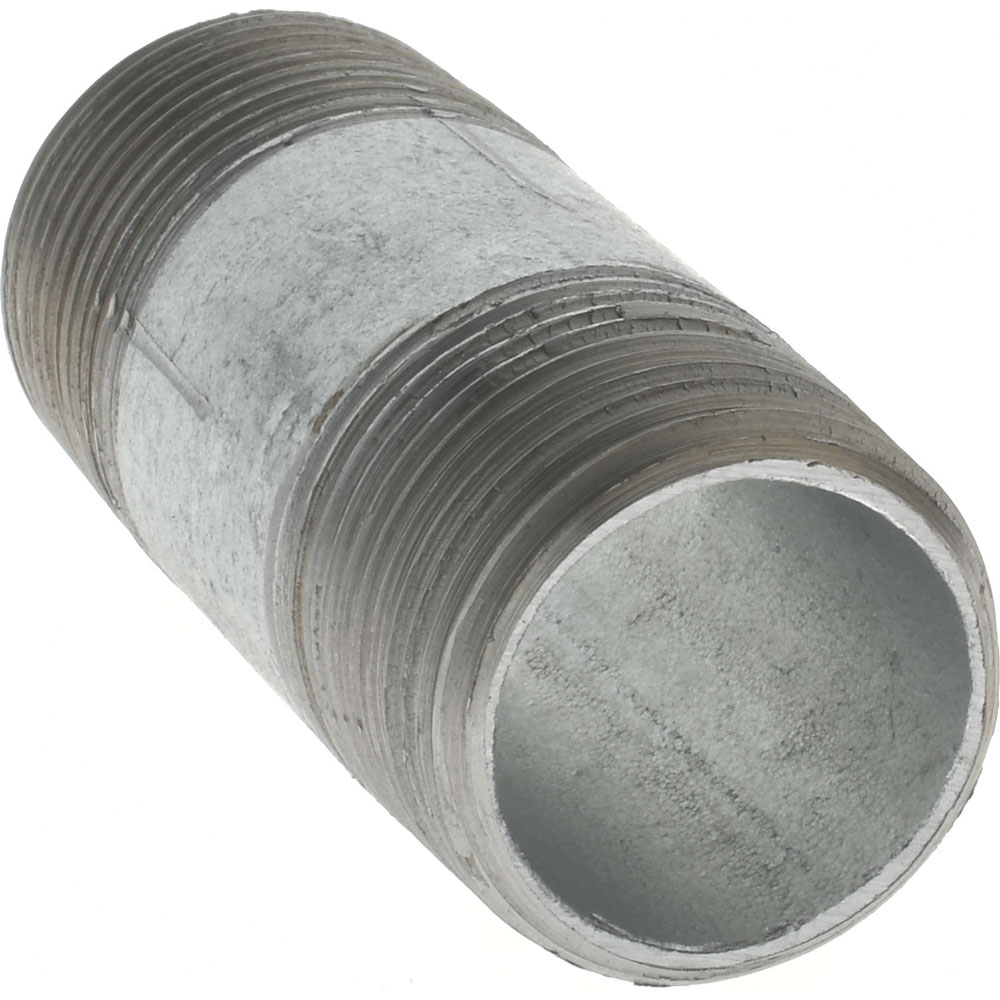 Value Collection Galvanized Pipe Nipple: 3/4", 2-1/2" Long, Schedule 40, Steel - NG05025