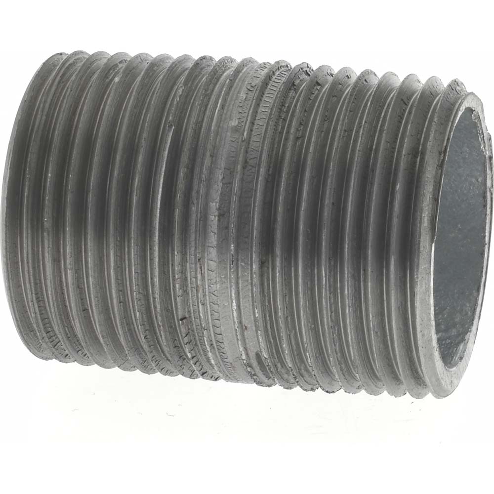 Value Collection Galvanized Pipe Nipple: 3/4", 2-1/2" Long, Schedule 40, Steel - NG05025