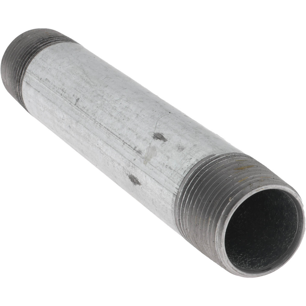 Value Collection Galvanized Pipe Nipple: 3/4", 5-1/2" Long, Schedule 40, Steel - MSCNG05055