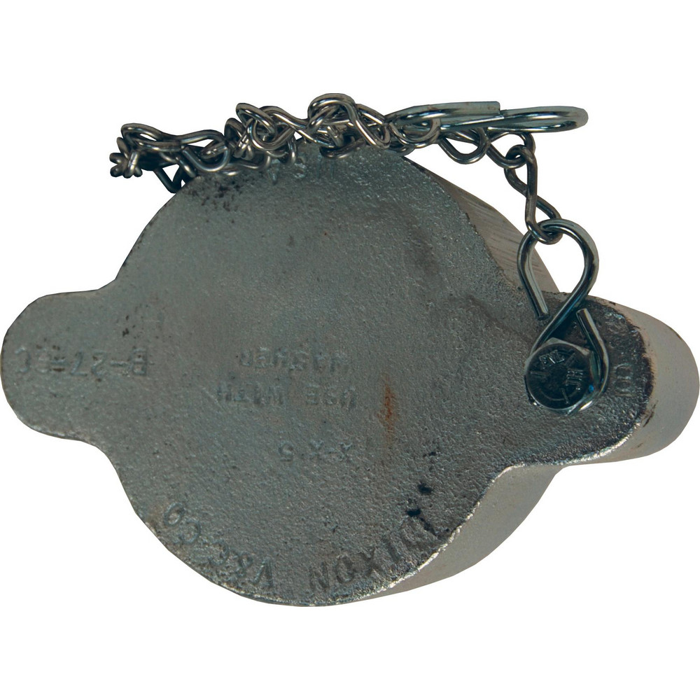 Dixon Valve & Coupling Pipe Plugs & Caps: Wing Nut Cap, 3/4, Plugs Open Ended Pipe, Plated Iron - B12SC