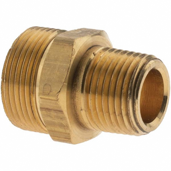 Eaton 7/8-20 NPT, Brass Reusable Hose Male Fitting - 1390X8