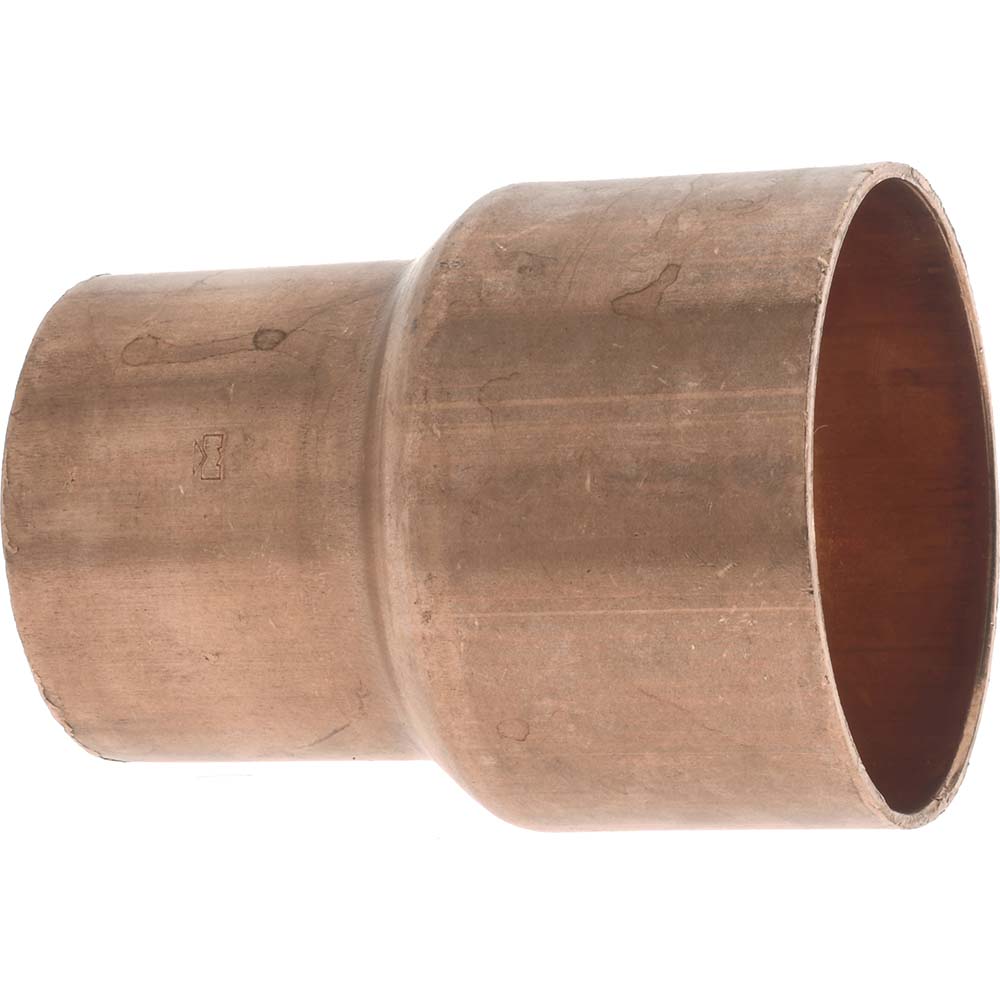 Mueller Industries Wrot Copper Pipe Reducer: 3/4" x 5/8" Fitting, C x C, Solder Joint - W 01035