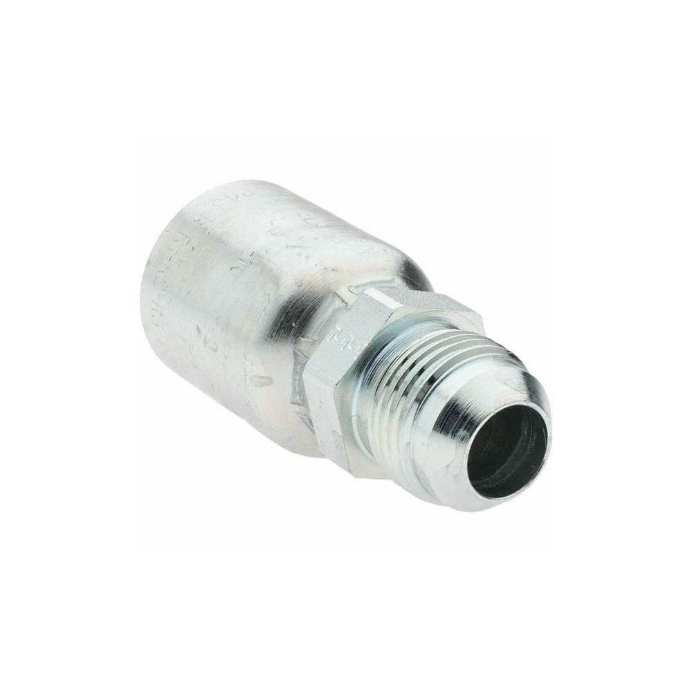 Parker Hydraulic Hose Male SAE 37 ° JIC Rigid Fitting: 0.5" ID, 8 mm, 5/8-14 - KP81292