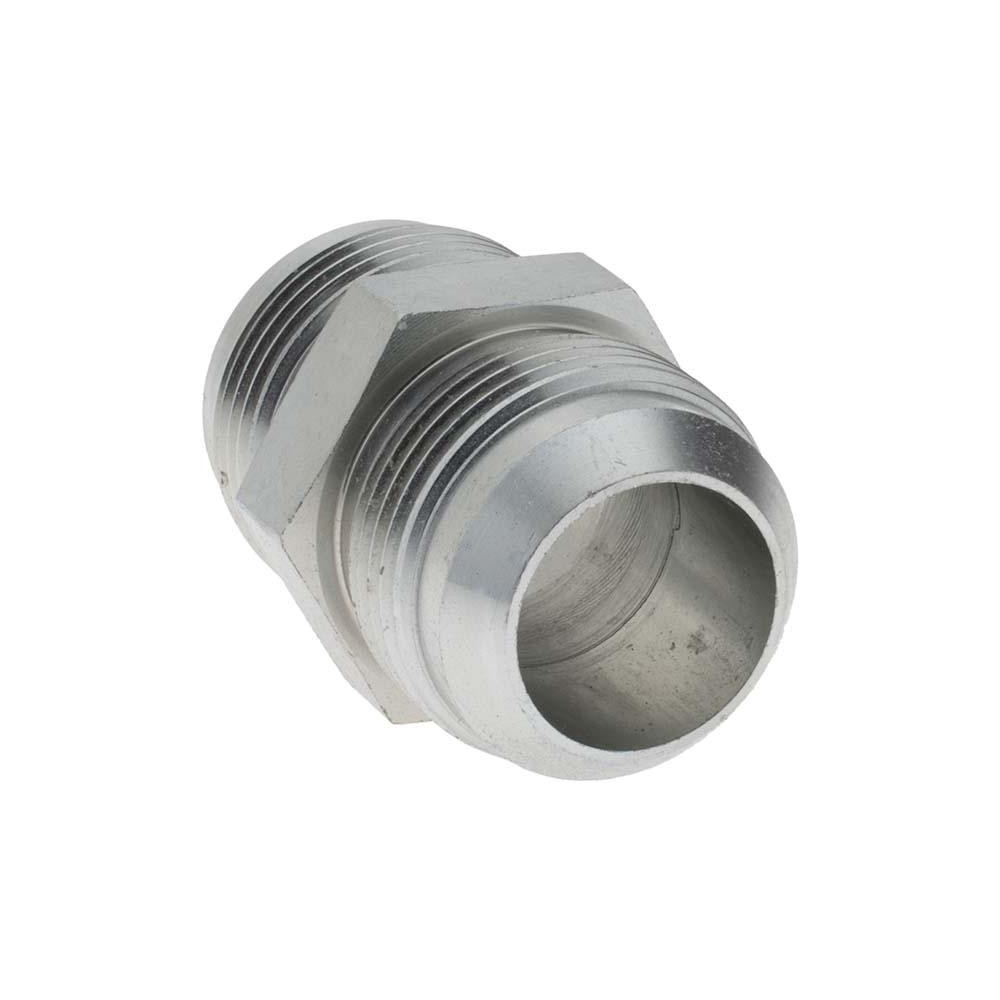 Parker Steel Flared Tube Connector: 1" OD, 37 deg Flared Angle - KP67154
