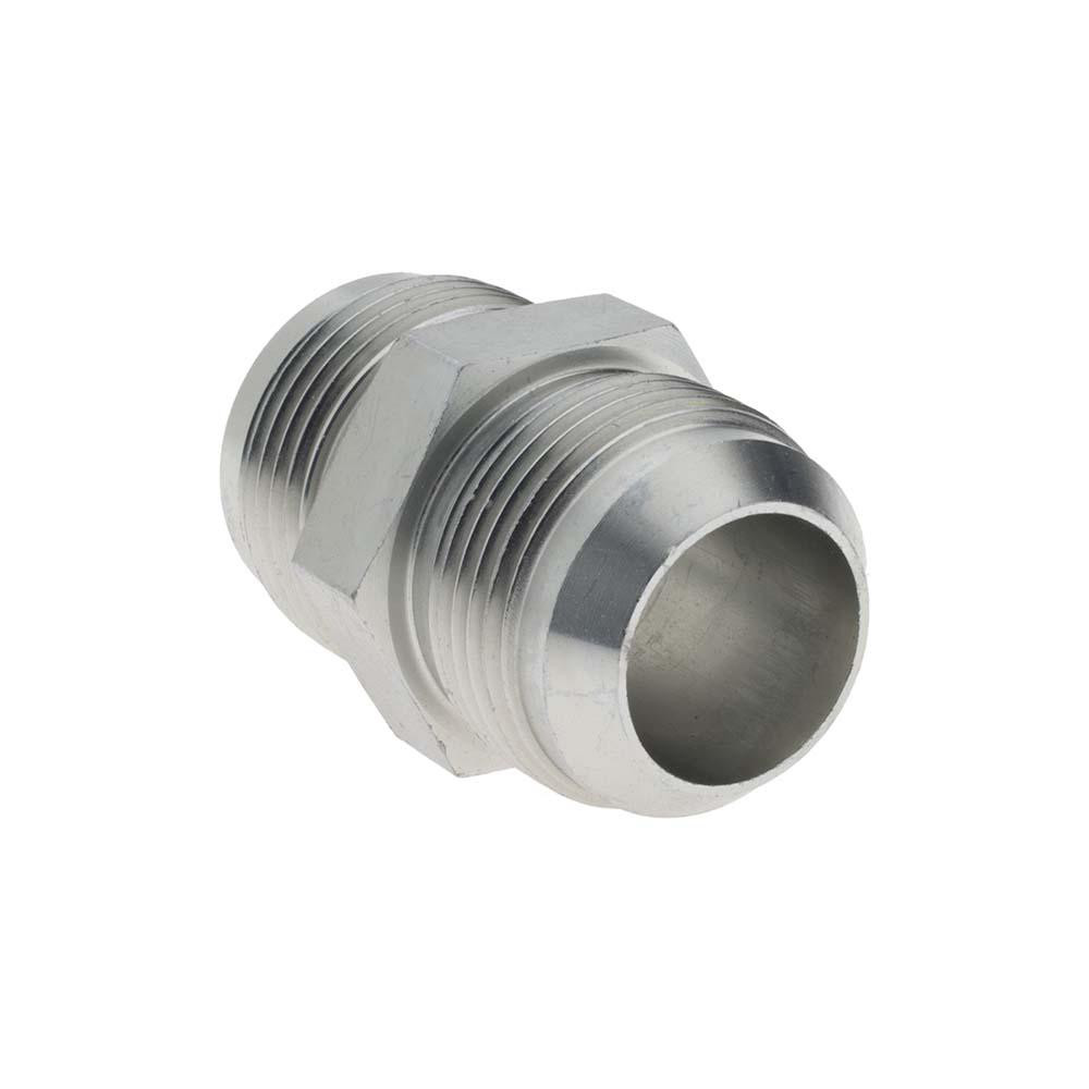 Parker Steel Flared Tube Connector: 1" OD, 37 deg Flared Angle - KP67154