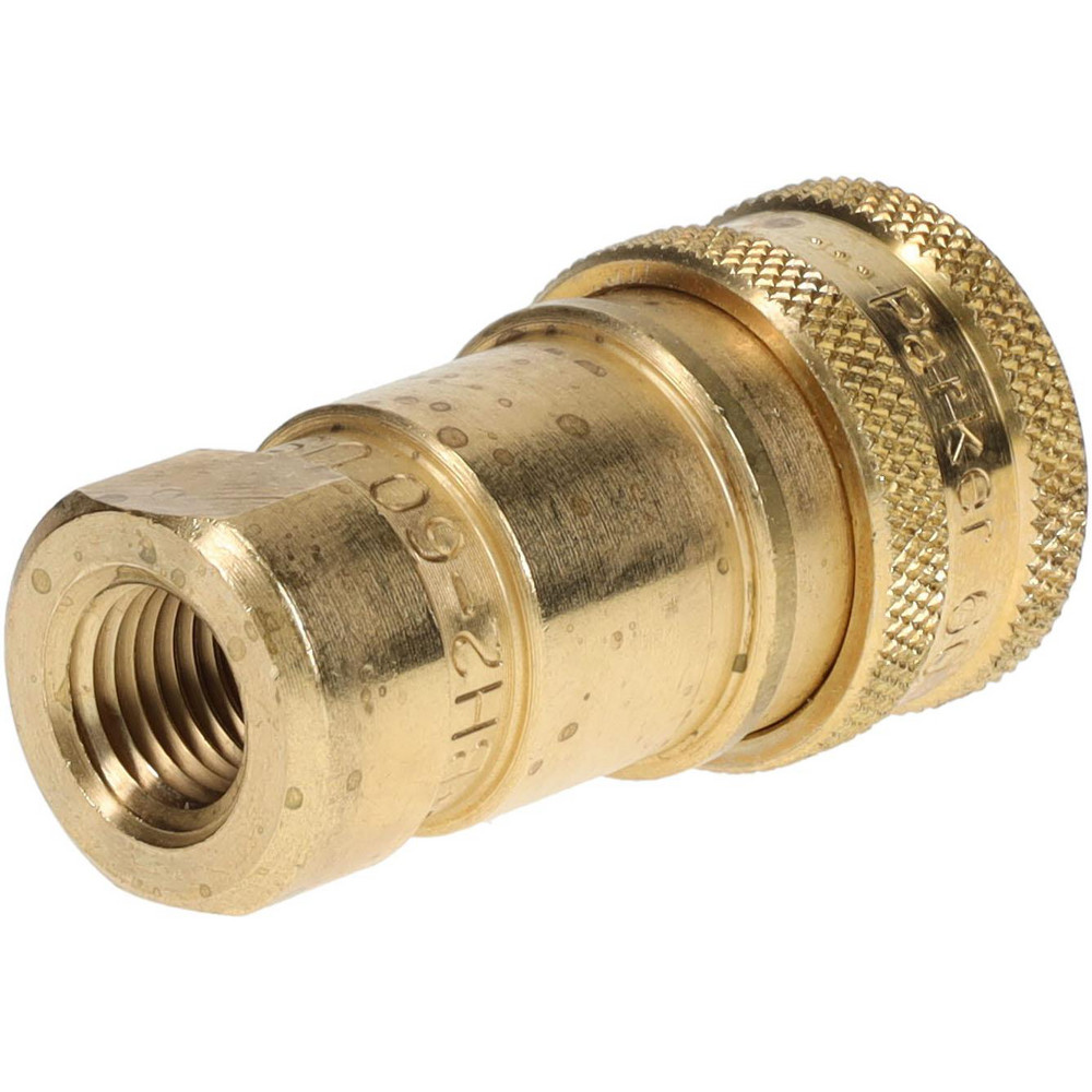 Parker Hydraulic Hose Female Pipe Rigid Coupler Fitting: 1/4", 1,000 psi - BH2-60