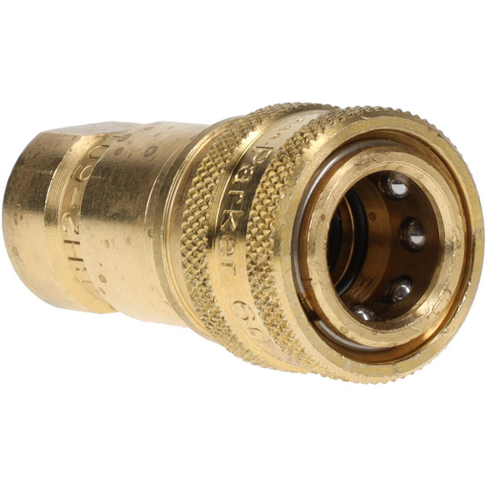 Parker Hydraulic Hose Female Pipe Rigid Coupler Fitting: 1/4", 1,000 psi - BH2-60