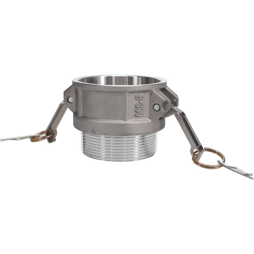 Dixon Valve & Coupling Suction & Discharge Hose Couplings: Type D Elbow, Cam & Groove, Coupler x 90° FNPT, Aluminum - 300D-90AL
