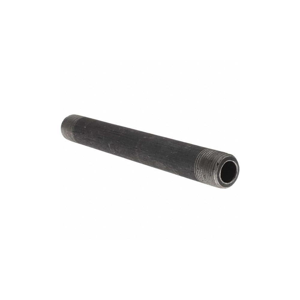 Value Collection Black Pipe Nipple: 3/8" Dia x 5-1/2" Long, Schedule 80 - BD-13648