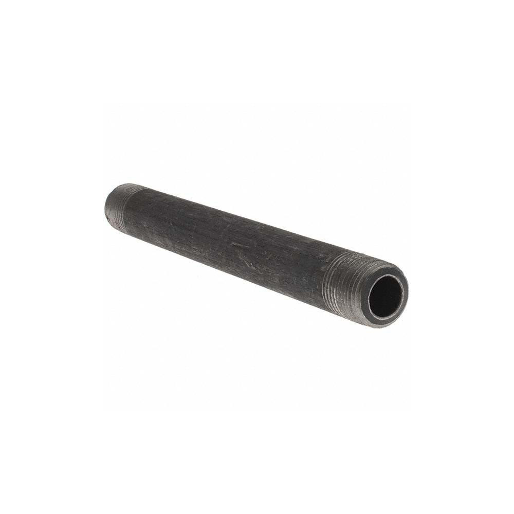Value Collection Black Pipe Nipple: 3/8" Dia x 5-1/2" Long, Schedule 80 - BD-13648