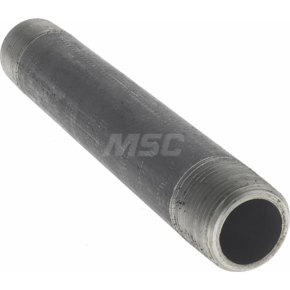 Anvil Black Pipe Nipple: 3/4" Dia x 6-1/2" Long, Schedule 80 - 0330520800
