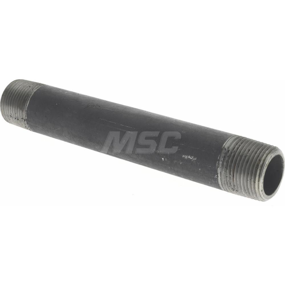 Anvil Black Pipe Nipple: 3/4" Dia x 6-1/2" Long, Schedule 80 - 0330520800
