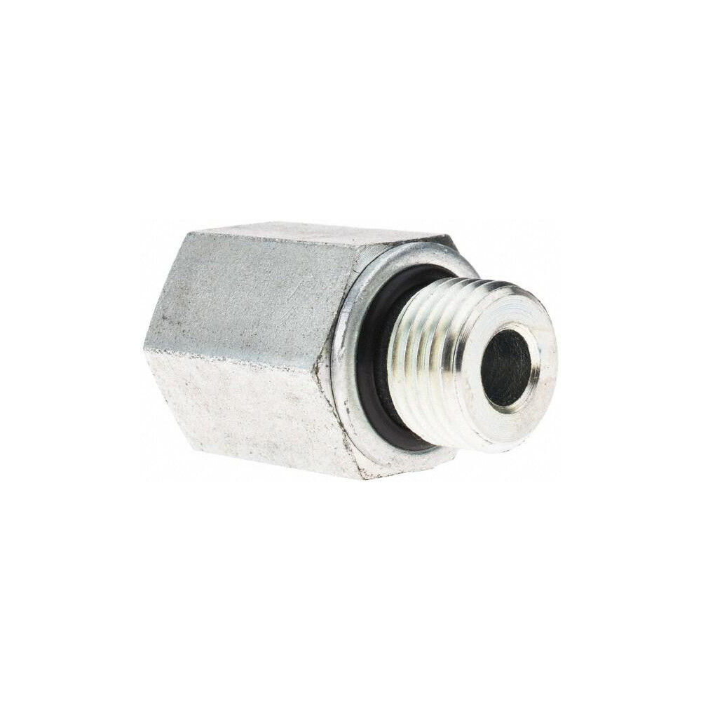Voss Industrial Pipe Adapter: 3/8" Female Thread, M16 x 1.5 Male Thread, Male Metric x FNPT - PM 0616
