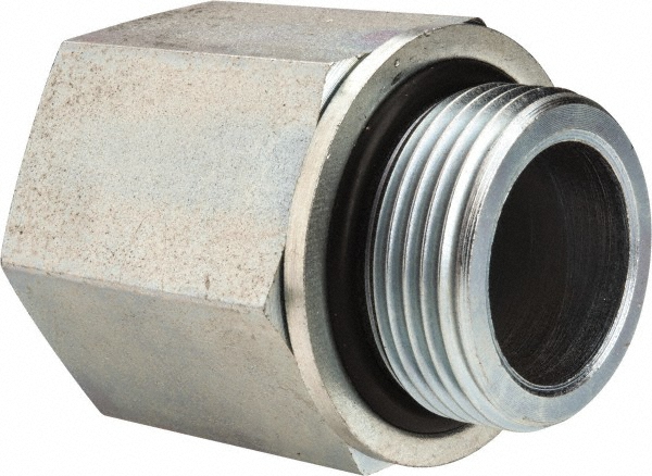 Voss Industrial Pipe Adapter: 3/8" Female Thread, M16 x 1.5 Male Thread, Male Metric x FNPT - PM 0616