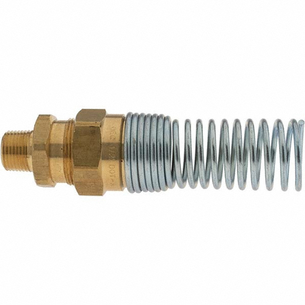 ANDERSON METALS 3/4 x 1/4 NPTF x NPSM, Reusable Hose Male Fitting - 2106