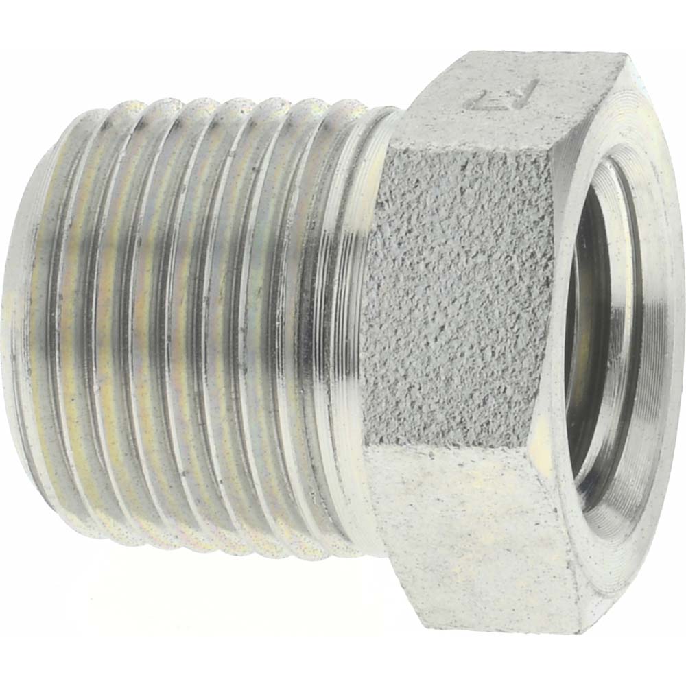 Parker Industrial Pipe 45 ° Street Elbow: 1/2" Female Thread, 1/2" Male Thread, MNPTF x FNPTF - 1/2 CD45-S