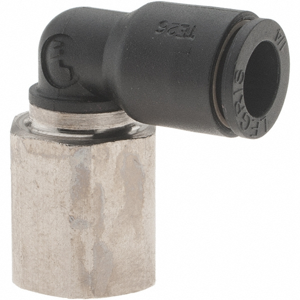 Legris Push-to-Connect Fitting: Female Elbow, NPT, 1/4" OD - 3009 56 14