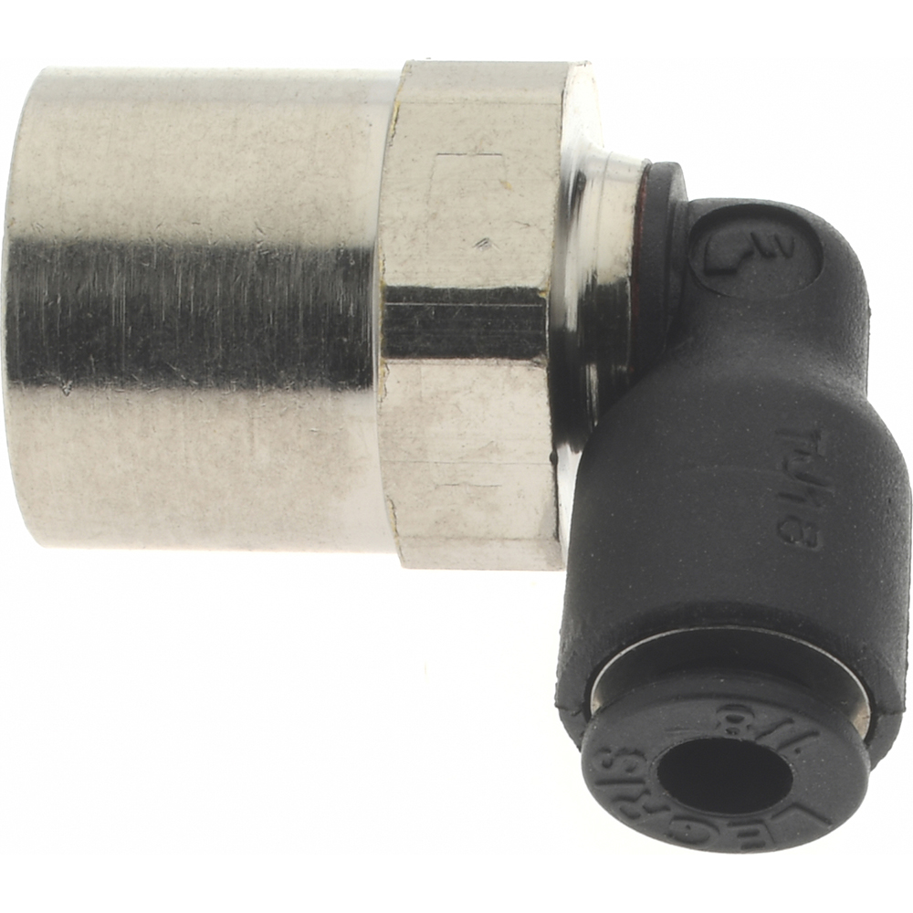 Legris Push-to-Connect Fitting: Female Elbow, NPT, 1/4" OD - 3009 56 14