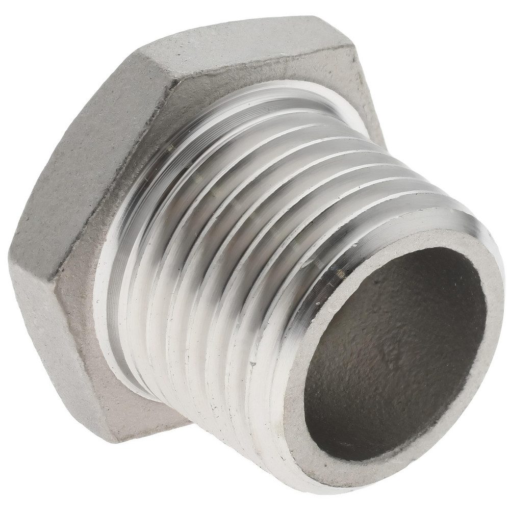 Value Collection Pipe Hex Bushing: 1/2 x 1/4", 316 Stainless Steel - 6HB1/2*1/4