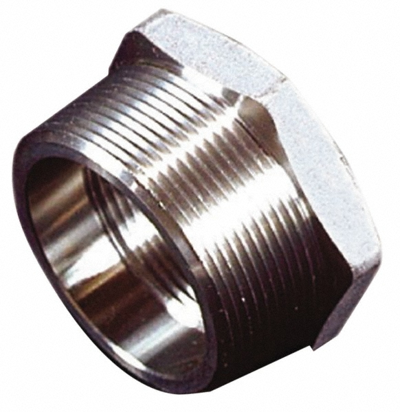 Merit Brass Pipe Bushing: 3/4 x 3/8", 304 Stainless Steel - K414-1206