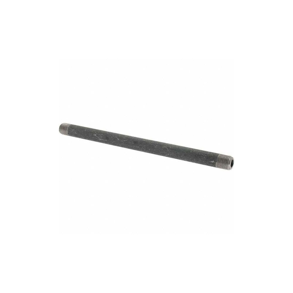 Value Collection Black Pipe Nipple: 1/8" Dia x 6" Long, Schedule 80 - BD-13629