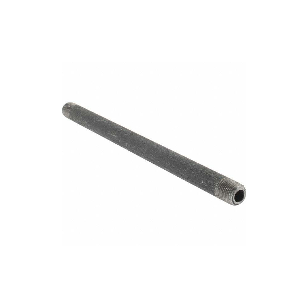 Value Collection Black Pipe Nipple: 1/8" Dia x 6" Long, Schedule 80 - BD-13629