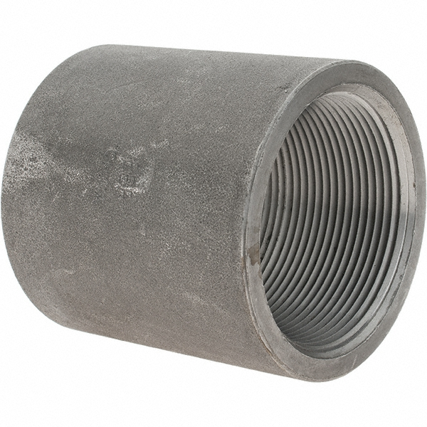 Value Collection Black Pipe Nipple: 1/8" Dia x 6" Long, Schedule 80 - BD-13629