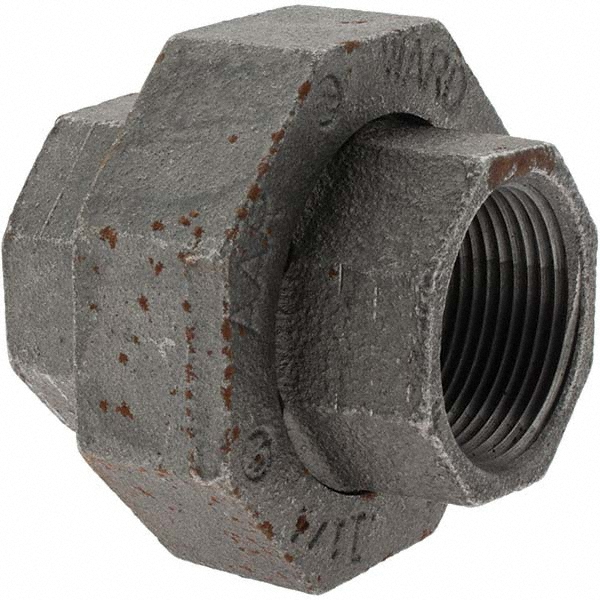 Value Collection Black Pipe Nipple: 1/8" Dia x 6" Long, Schedule 80 - BD-13629