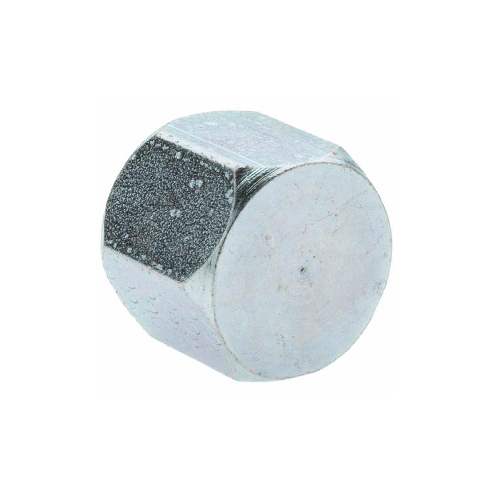 Brennan Steel Flared Tube Cap: 1/2" OD, 3/4-16 Thread, 37 deg Flared Angle - 10445