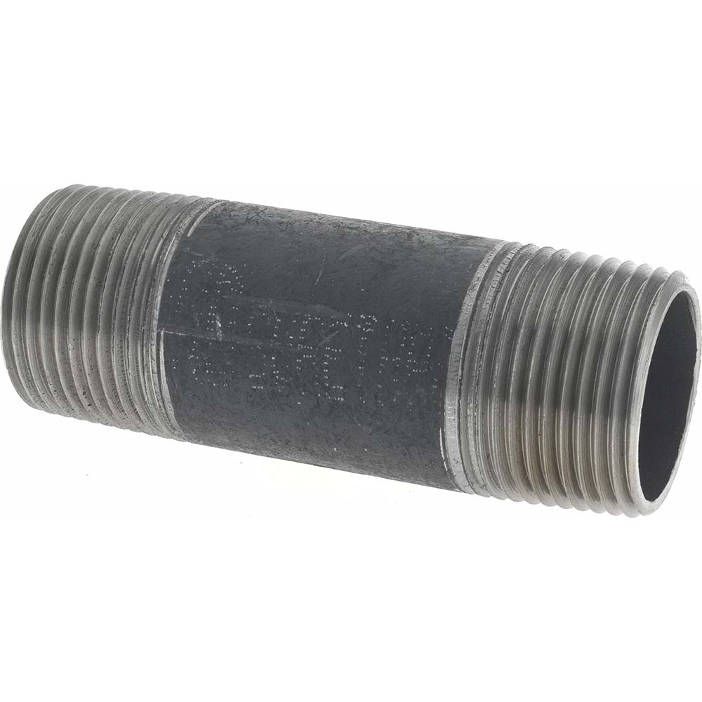 Value Collection Black Pipe Nipple: 1" Dia x 5" Long, Schedule 40 - NB06050