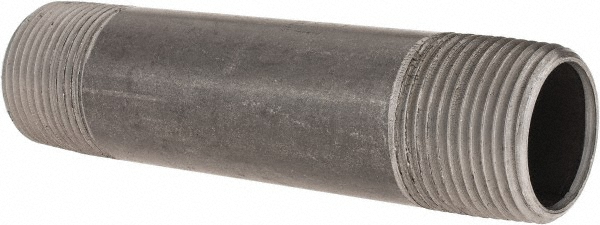 Value Collection Black Pipe Nipple: 1" Dia x 5" Long, Schedule 40 - NB06050