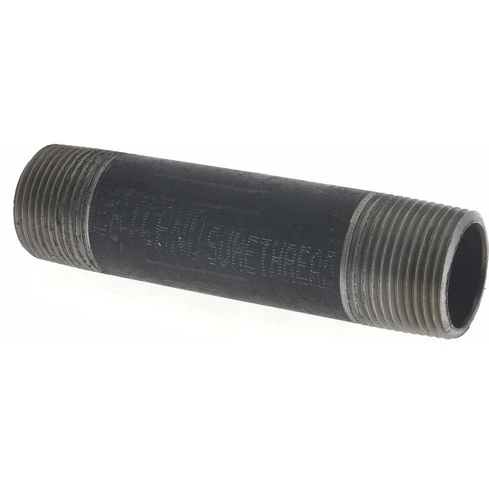 Value Collection Black Pipe Nipple: 1" Dia x 5" Long, Schedule 40 - NB06050